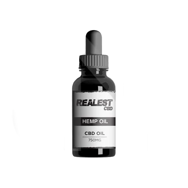 Realest CBD 750mg Broad Spectrum CBD Hemp Oil - 30ml