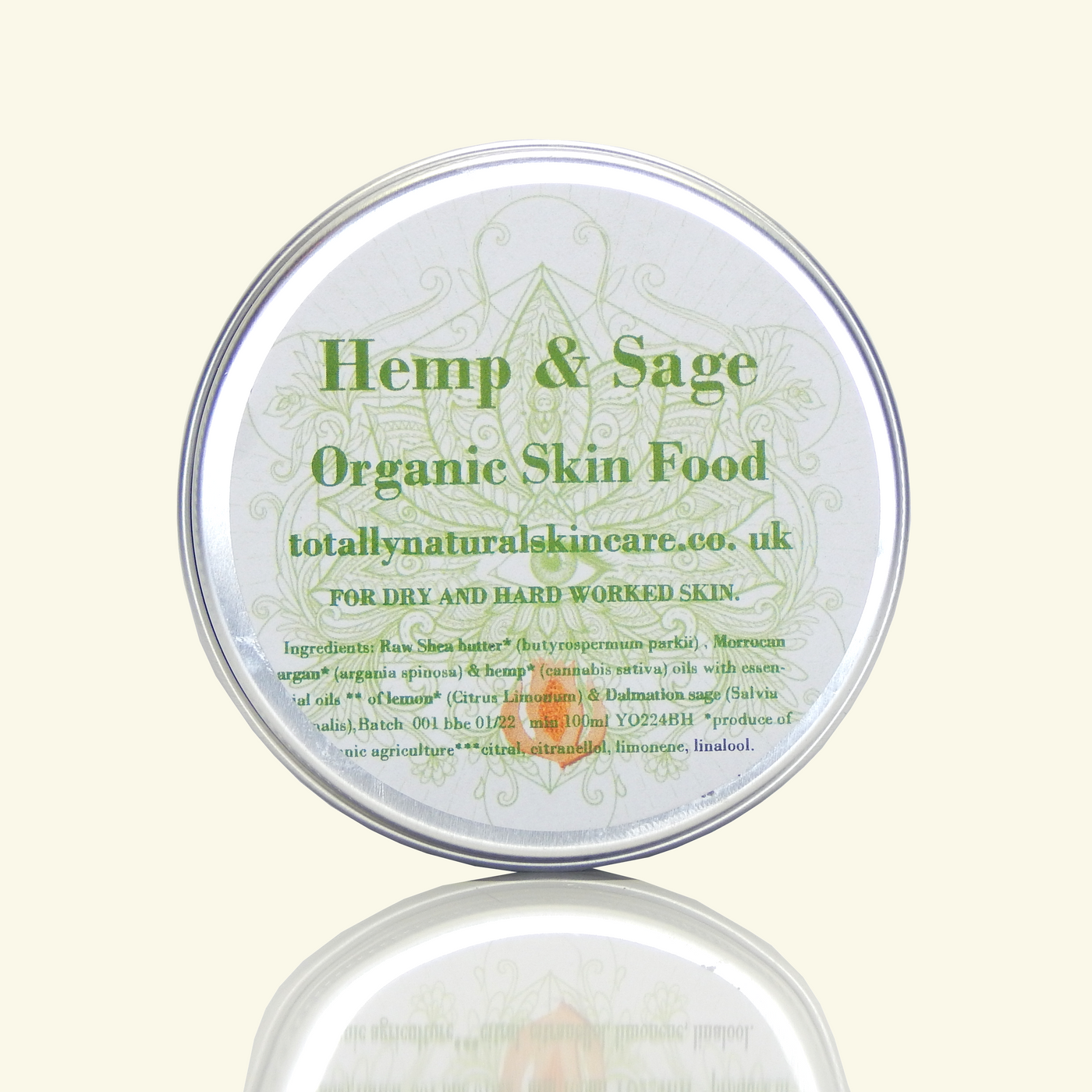 Hemp & sage Organic Skin Food