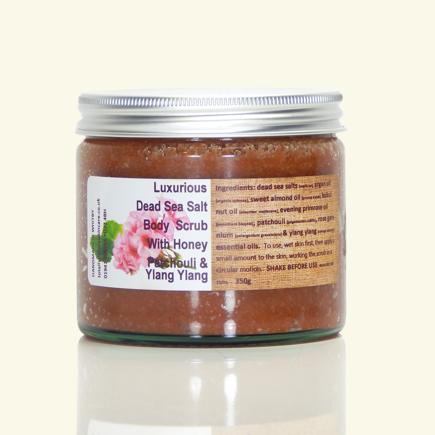Luxurious Dead Sea Salt Body Scrub With Patchouli & Ylang Ylang
