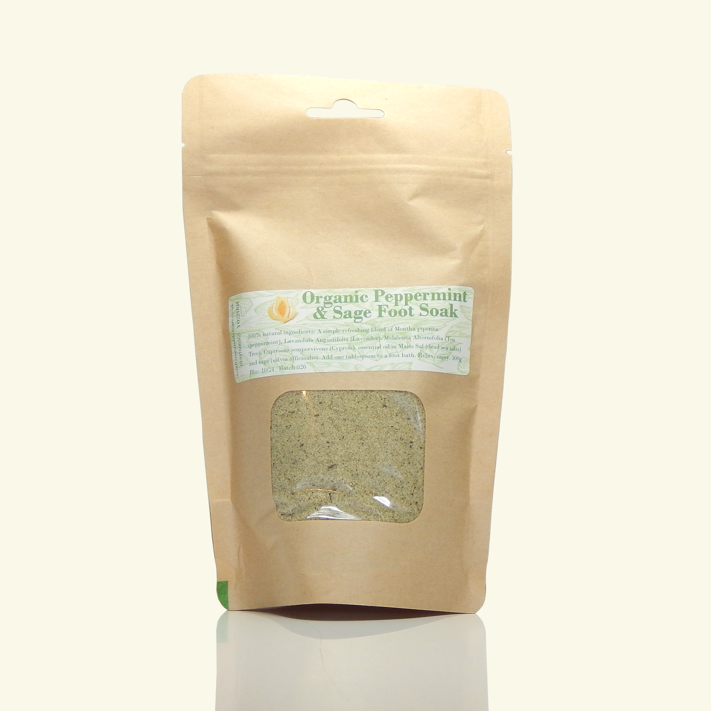 ORGANIC PEPPERMINT & SAGE FOOT SOAK