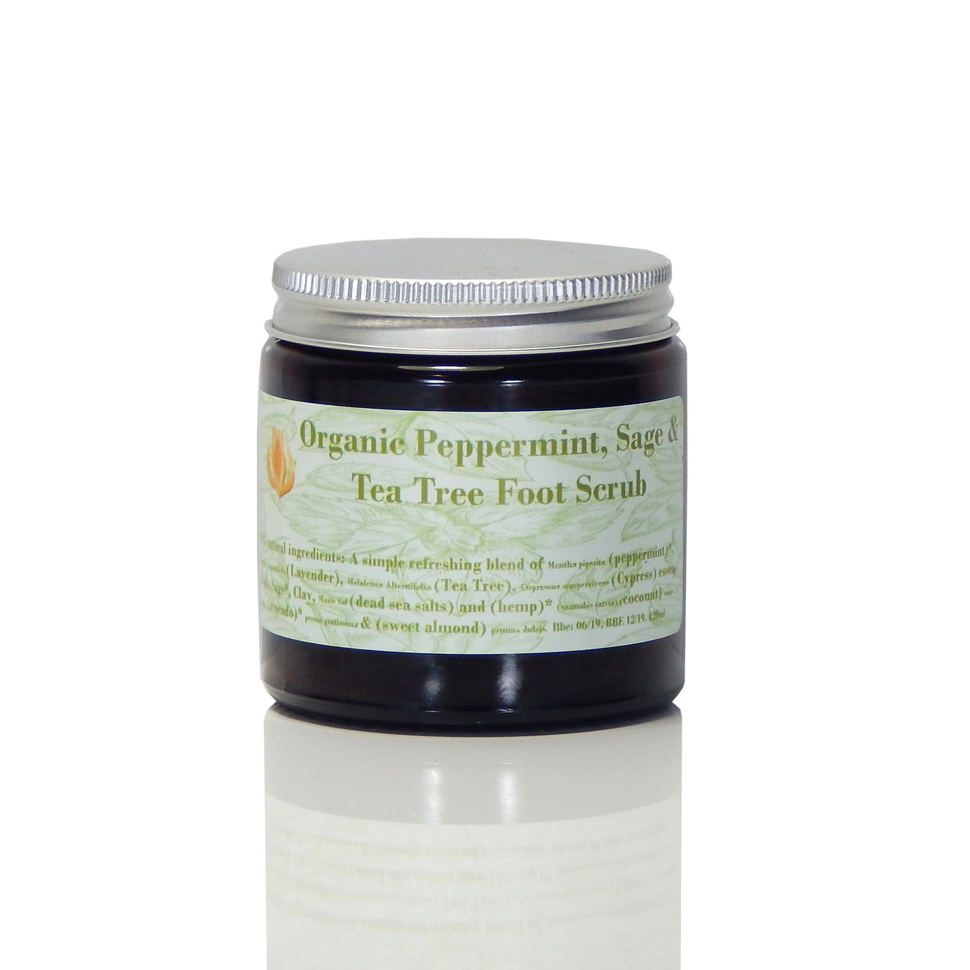 ORGANIC PEPPERMINT, SAGE & HEMP FOOT SCRUB